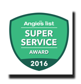 Angie's List Super Service Award 2016 winner
